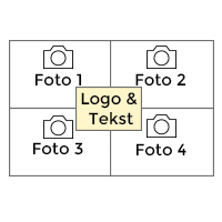 4 Foto's (meest gekozen optie)