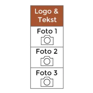 3 foto’s met logo bovenin