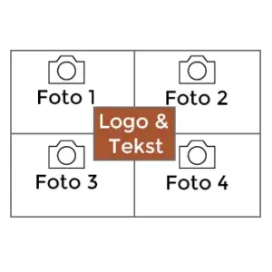 4 foto’s per foto